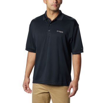 Columbia PFG Perfect Cast, Polo Negros Para Hombre | 860435-AJN